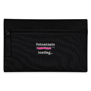 Patentante 2023 loading Patenkind Baby Patentante - Federtasche - Schwarz - Vorne