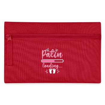Patentante 2023 loading Patenkind Baby Patentante - Federtasche - Rot - Vorne