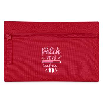 Patentante 2023 loading Patenkind Baby Patentante - Federtasche - Rot - Vorne