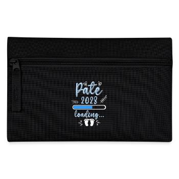 Stolzer frischgebackener Patenonkel Patenkind - Federtasche - Schwarz - Vorne