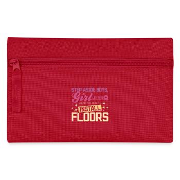 let this girl show you how to install floors - Pencil Case - red - Front