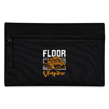 Flooring installer floor whisperer - Pencil Case - black - Front