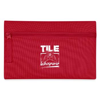 Flooring installer tile whisperer - Pencil Case - red - Front