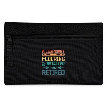 A legendary flooring installer has retired - Pencil Case - black - Front