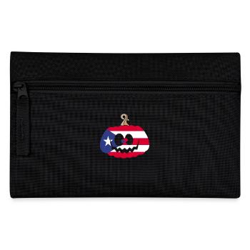 Hungary Halloween Pumpkin - Pencil Case - black - Front
