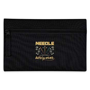 Needle whisperer acupuncturist - Pencil Case - black - Front