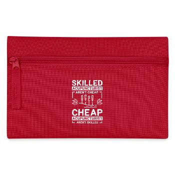 Skilled acupuncturist aren't cheap - Pencil Case - red - Front