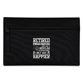 Heureux acupuncteur à la retraite - Trousse - noir - Devant