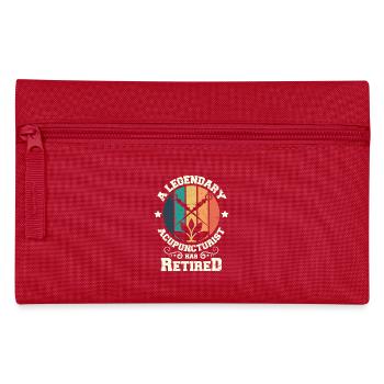 A legendary acupuncturist has retired - Pencil Case - red - Front