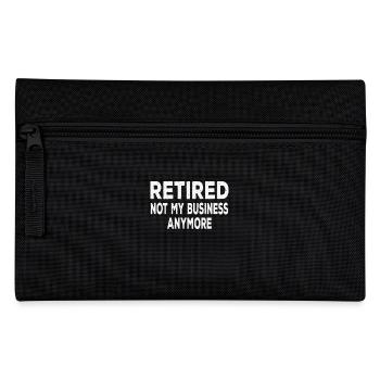 Retraité plus mes bussines - Trousse - noir - Devant