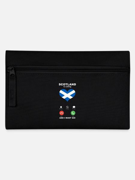 Schottland is calling Schottland Herz Souvenir - Federtasche - Schwarz