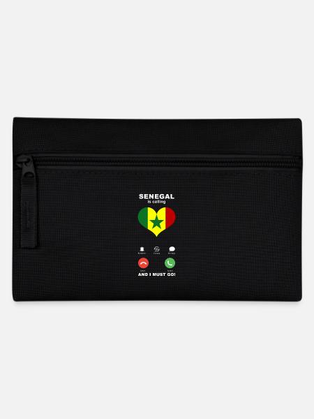 Le Sénégal appelle Sénégal Heart Souvenir - Trousse - noir