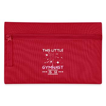 Cette petite gymnaste a 12 ans - Trousse - rouge - Devant