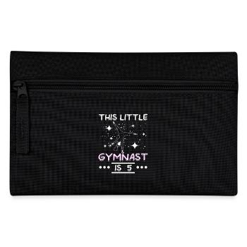 Cette petite gymnaste a 5 ans - Trousse - noir - Devant