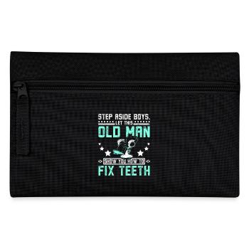 Laissez ce vieil homme vous montrer comment réparer les dents - Trousse - noir - Devant