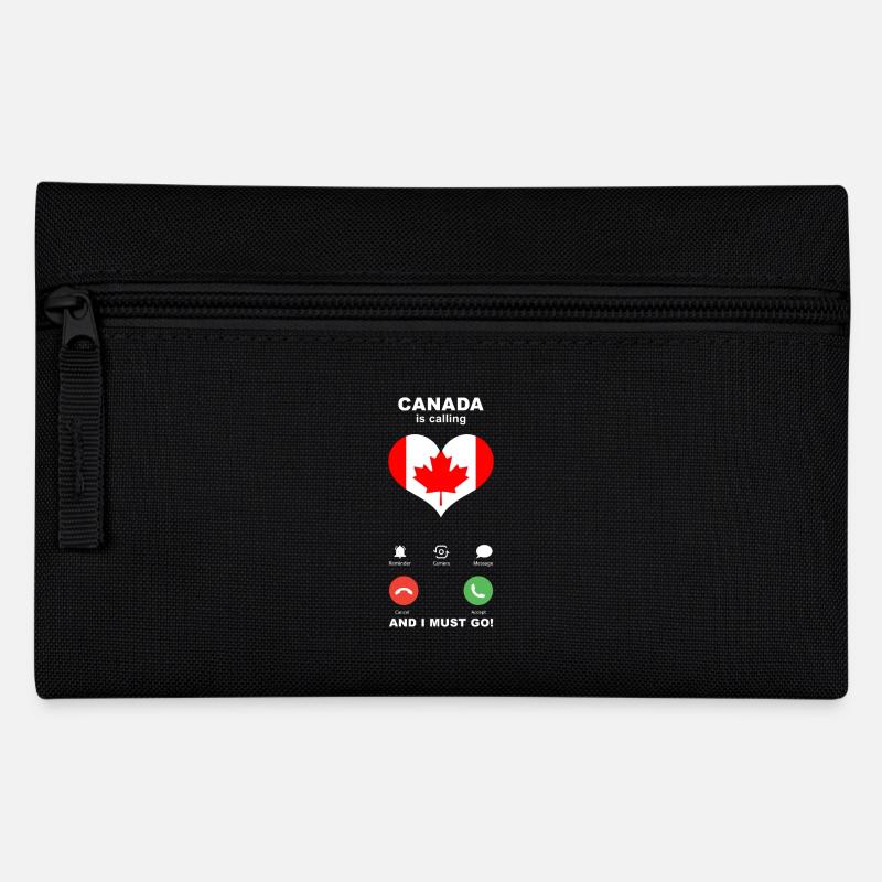 Le Canada appelle Canada Heart Souvenir - Trousse - noir