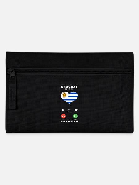 Uruguay is calling Uruguay Herz Souvenir - Federtasche - Schwarz