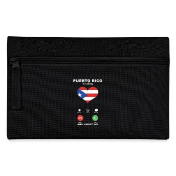 Puerto Rico is calling Puerto Rico Heart Souvenir - Pencil Case - black - Front