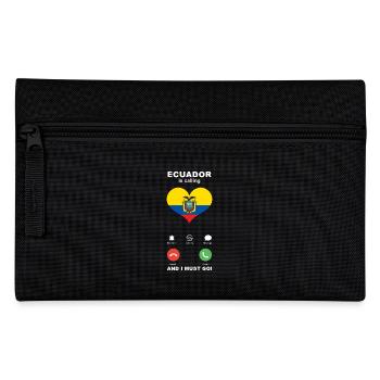 Ecuador is calling Ecuador Heart Souvenir - Pencil Case - black - Front