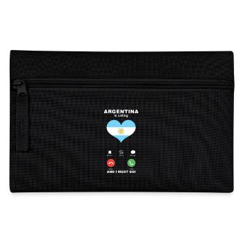 Argentina is calling Argentina Heart Souvenir - Pencil Case - black - Front