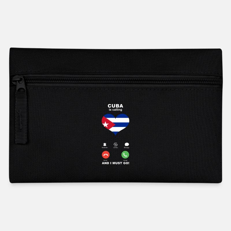 Kuba is calling Kuba Herz Souvenir - Federtasche - Schwarz
