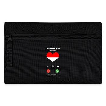 Indonesia is calling Indonesia Heart Souvenir - Pencil Case - black - Front
