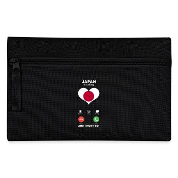Japan is calling Japan Herz Souvenir - Federtasche - Schwarz - Vorne