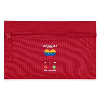 Venezuela is calling Venezuela Heart Souvenir - Pencil Case - red - Front