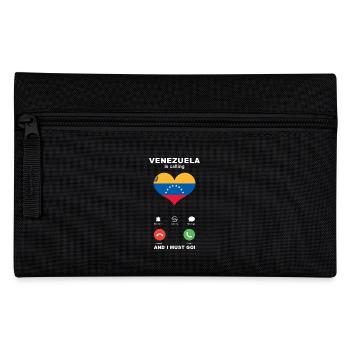 Venezuela is calling Venezuela Heart Souvenir - Pencil Case - black - Front