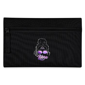 Waage Sternzeichen Geschenk Waage - Federtasche - Schwarz - Vorne