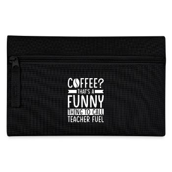 Dicton du café de l’enseignant - Trousse - noir - Devant