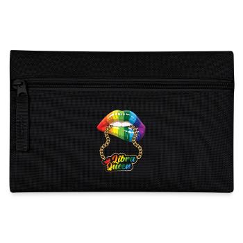 Waage Sternzeichen Geschenk Waage - Federtasche - Schwarz - Vorne