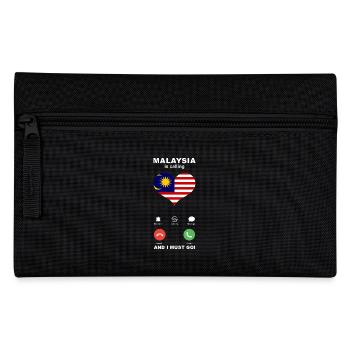 La Malaisie appelle Malaysia Heart Souvenir - Trousse - noir - Devant