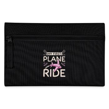 My first plane ride girl - Pencil Case - black - Front
