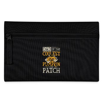 Dad of the coolest pumpkin in the patch Halloween - Pencil Case - black - Front