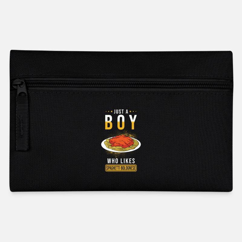 Spaghetti Bolognese - Federtasche - Schwarz