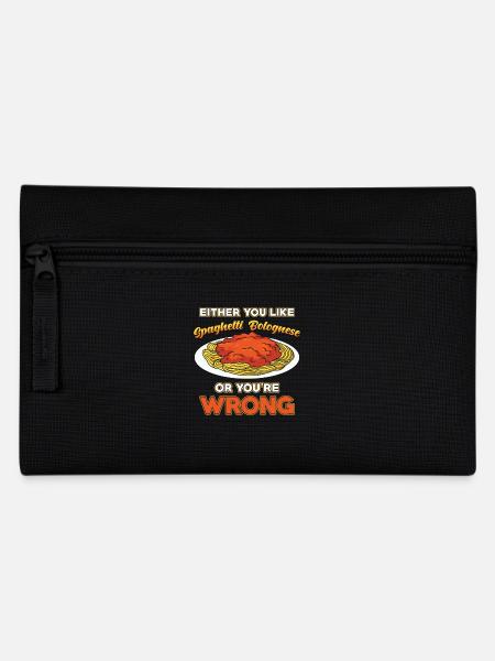Spaghetti Bolognese - Pencil Case - black