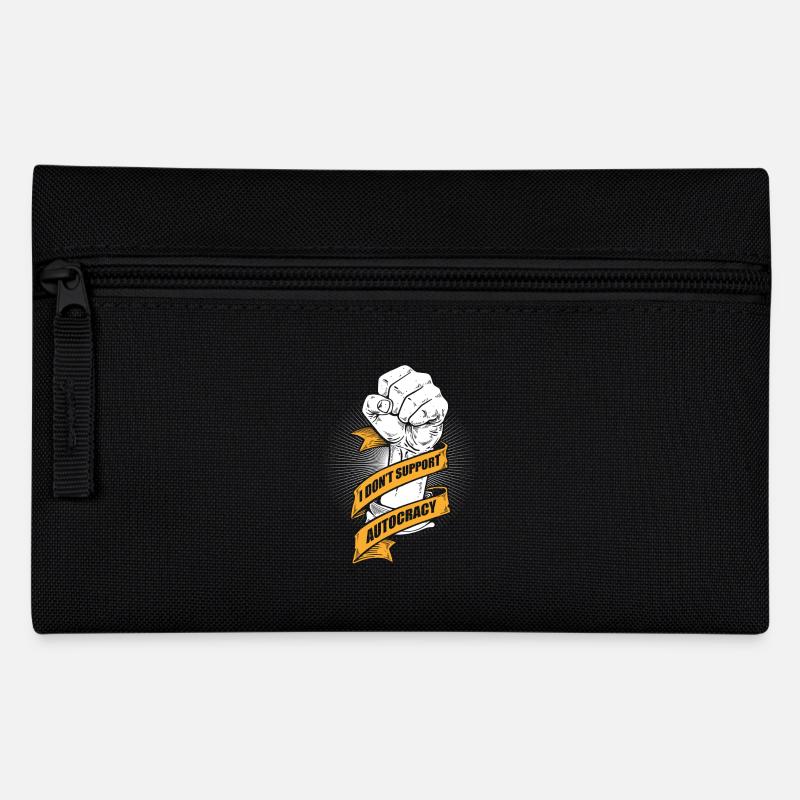Anti Autokratie - Federtasche - Schwarz