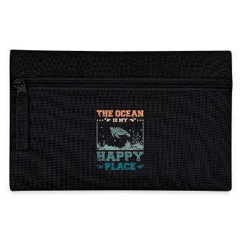 L’océan est mon endroit heureux - Trousse - noir - Devant