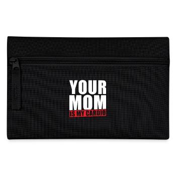 Your Mom is my Cardio - Federtasche - Schwarz - Vorne