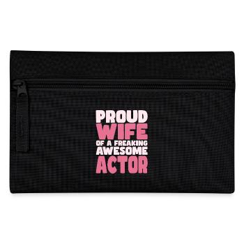 Proud Wife of A Damn Good Actor - Pencil Case - black - Front