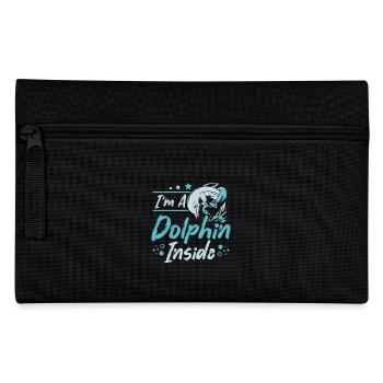 I'm a dolphin inside - Federtasche - Schwarz - Vorne