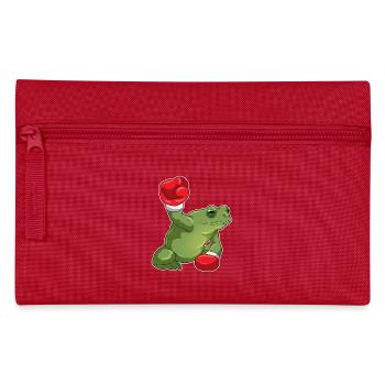 Frosch Boxer Boxhandschuhe Boxen - Federtasche - Rot - Vorne