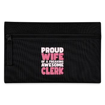 Proud Wife of A Damn Good Guy - Pencil Case - black - Front