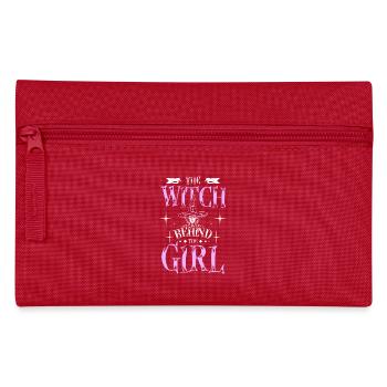 The witch behind the girl - Federtasche - Rot - Vorne
