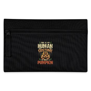 This is my human costume I'm a pumpkin - Federtasche - Schwarz - Vorne
