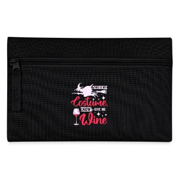 Halloween costume now give me wine - Federtasche - Schwarz - Vorne