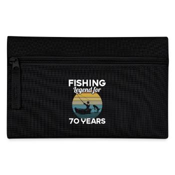 Cette légende de la pêche a 70 ans 70 anniversaire - Trousse - noir - Devant