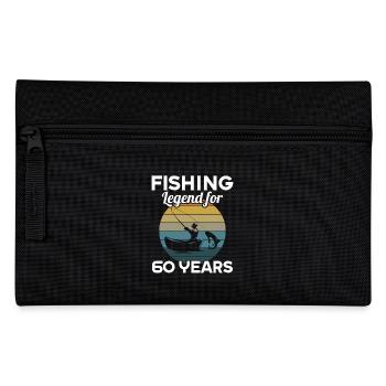 This fishing legend is 60 years 60 birthday - Pencil Case - black - Front