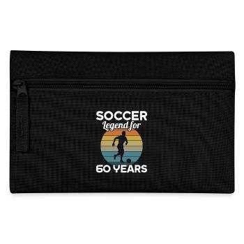 This football legend is 60 years 60 birthday - Pencil Case - black - Front